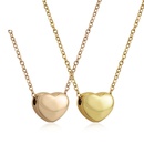 Fashion Heartshaped Necklace Simple Stainless Steel Clavicle Chainpicture5