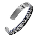 Korean trend fine diamondencrusted titanium steel open braceletpicture7