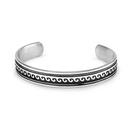 fashion stainless steel open bracelet exquisite Cshaped pattern braceletpicture8