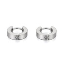 simple geometric plain stainless steel fashion earrings wholesalepicture5