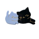 Korean cute couple stitching cat duckbill clip Korean hairpinpicture11