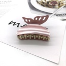 Acrylic butterfly shape black hair clip 6cm bath dish hair catch clippicture7