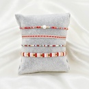 new bohemian style red series tila beads handbeaded small braceletpicture6