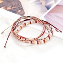 new bohemian style red series tila beads handbeaded small braceletpicture8