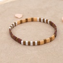 Nouveau petit bracelet empilable en perles de verre imitation tila perl  la mainpicture7