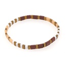 Nouveau petit bracelet empilable en perles de verre imitation tila perl  la mainpicture9