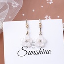 fashion white daisy flower pearl tassel earrings wholesalepicture7
