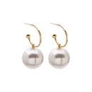 large circle pearl pendant long fashion alloy earringspicture10