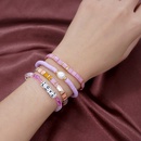 bohemian light purple pearl tila crystal bracelet stack bracelet womenpicture8