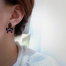 Korean new dark butterfly pendant alloy earringspicture8