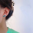 Korean style fashion simple geometric flower earrings setpicture9