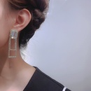 new hollow geometric inlaid diamond retro alloy earringspicture9
