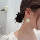 Korean style hollow oval pendant alloy earringspicture9