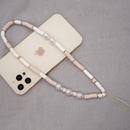 gray soft pottery imitation pearl antilost mobile phone chainpicture9