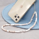 gray soft pottery imitation pearl antilost mobile phone chainpicture10