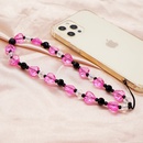 new bohemian heart crystal beaded antilost mobile phone chainpicture9