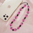 new bohemian heart crystal beaded antilost mobile phone chainpicture11