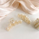White camellia hair clip Korean transparent rose elegant coil hair clippicture10