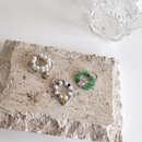 Korean pearl crystal zircon ring fashion elastic pearl ringpicture9