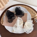 fashion mesh bow with diamond hairpin Korean spring clippicture7