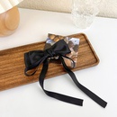 retro threedimensional black bow ribbon top clip hairpin simple headdresspicture9