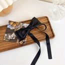 retro threedimensional black bow ribbon top clip hairpin simple headdresspicture10