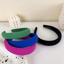 fashion waffle hoop fabric solid color headband wholesalepicture10