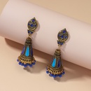 fashion droping oil wishing bell pendant earrings ethnic style alloy earringspicture8