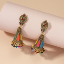 fashion droping oil wishing bell pendant earrings ethnic style alloy earringspicture9