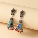 fashion droping oil wishing bell pendant earrings ethnic style alloy earringspicture10