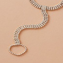 fashion exaggerated full diamond creative back chain alloy braceletpicture7
