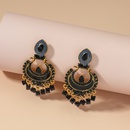 fashion oil drop flower pendant earrings ethnic style alloy earringspicture8