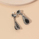retro bohemia water drop earrings fashion alloy ear clippicture9