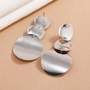 Retro disc simple earrings geometric round alloy earringspicture10