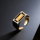 fashion robot shape ring opening adjustable punk style copper jewelrypicture9