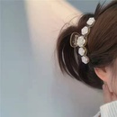 Camellia clip Korean new milk white hairpin simple large clippicture8