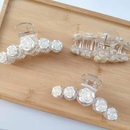Camellia clip Korean new milk white hairpin simple large clippicture9