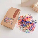 1300 pieces Korean new childrens highelasticity color elastic hair ringpicture9