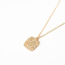 simple square necklace multilayer necklace alloy clavicle chainpicture9