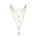 fashion multilayer retro snakeshaped multilayer alloy necklacepicture11