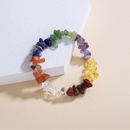 fashion color natural rough stone bracelet crystal stone elastic braceletpicture10