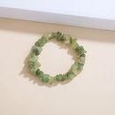 simple light green natural rough stone jewelry elastic bracelet womenpicture8