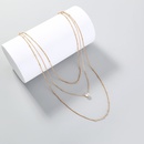 fashion zircon pendant simple fashion multilayer alloy necklacepicture9