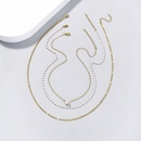 Creative Multilayer Zircon Pendant Necklace Imitation Pearl Alloy Clavicle Chainpicture9