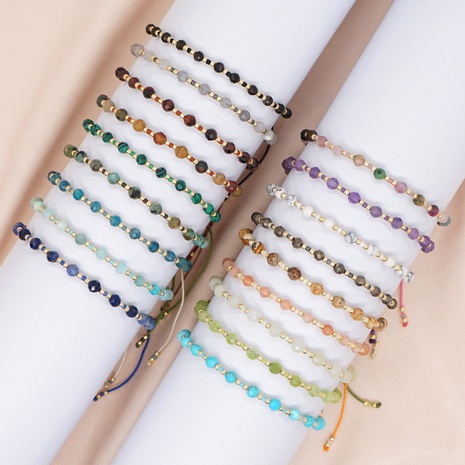 bohème pierres semi-précieuses perles miyuki amitié corde bracelet femme's discount tags