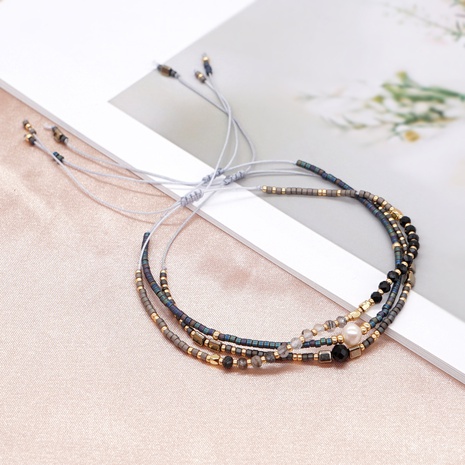 perles miyuki bohèmes perles colorées faites à la main porte-bonheur petit bracelet's discount tags