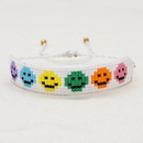 Niche bohemian spring and summer new colorful smiley face beads woven braceletpicture10