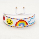 simple miyuki beads weaving blue sky and white clouds rainbow bracelet femalepicture10