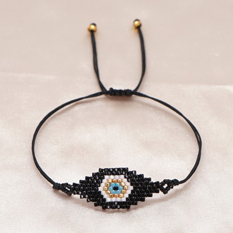 nouveau bracelet oeil de diable turc tissé à la main en perles de verre ethniques miyuki's discount tags