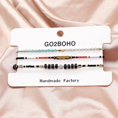new beads handmade color string jewelry stone small bracelet female